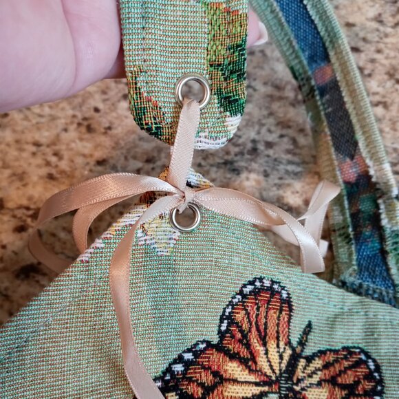 Cider Laceup Corset Tapestry Top in EUC - Picture 4 of 13